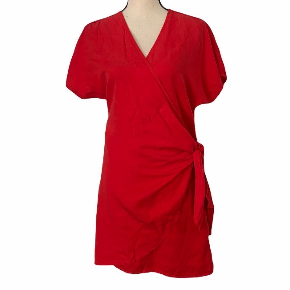 NWT Anthropologie Amadi Miena Mini Dress Red Sz S